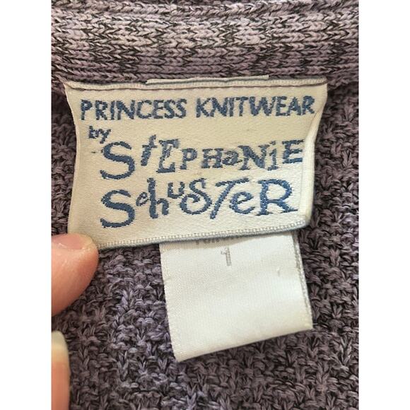 Princess Knitwear by Stephanie Schuster Lavender Cardigan – Size 1 (XL/1X) - Picture 4 of 6